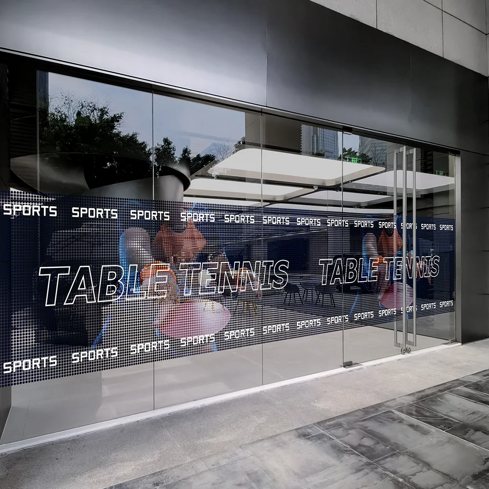 QiAds на заказ оконное стекло для медицинского клуба конфиденциальная пленка