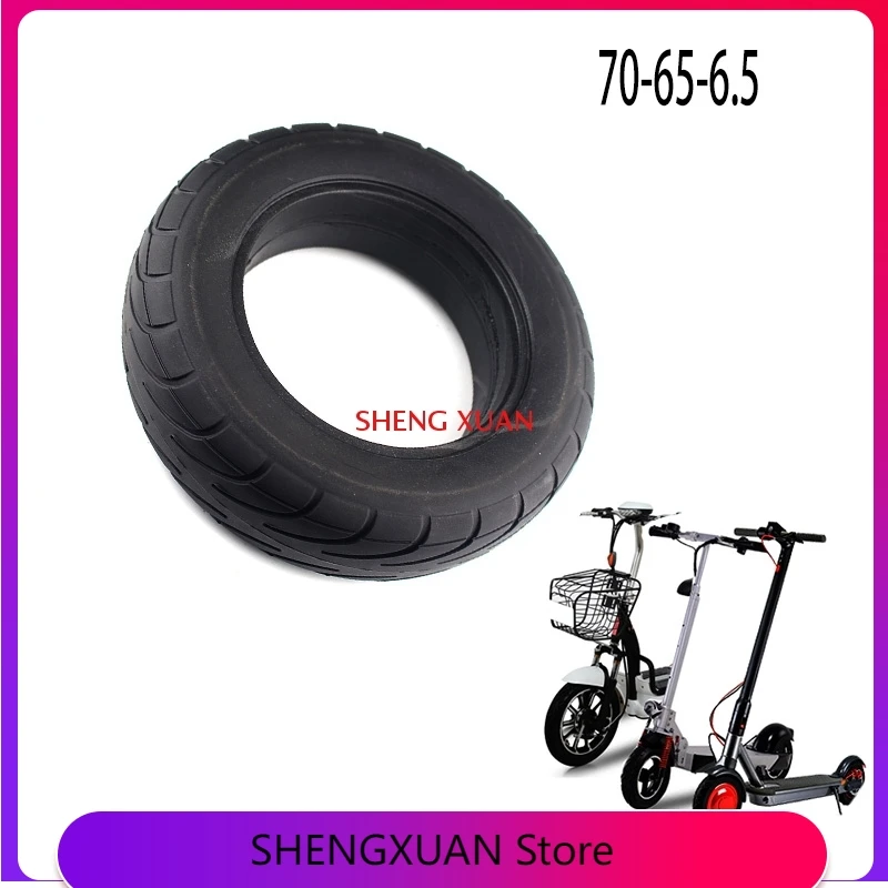 

70/65-6.5 solid tire for 10 inch millet mini pro balance scooter tire explosion proof tubeless solid tire 70/65-6.5 solid tire