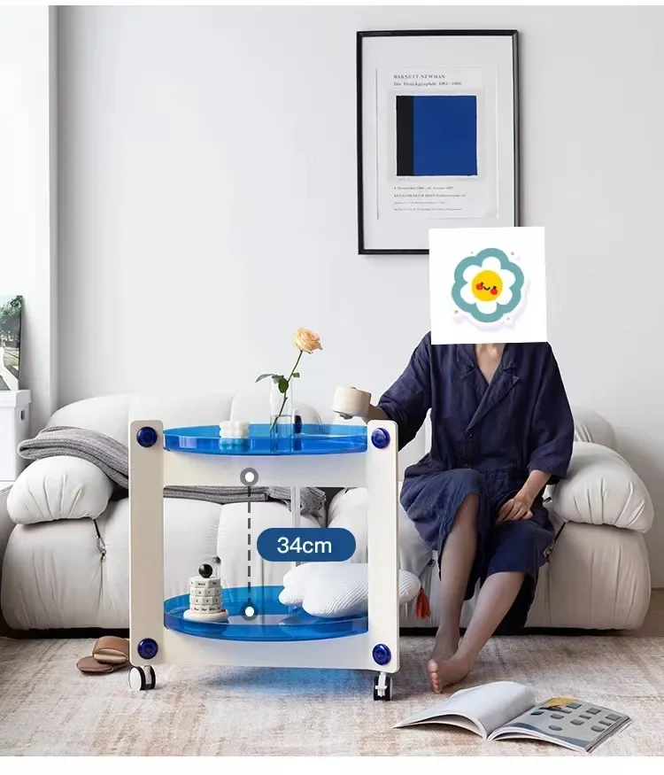 Скандинавская акриловая пластиковая прозрачная тележка для домашних животных