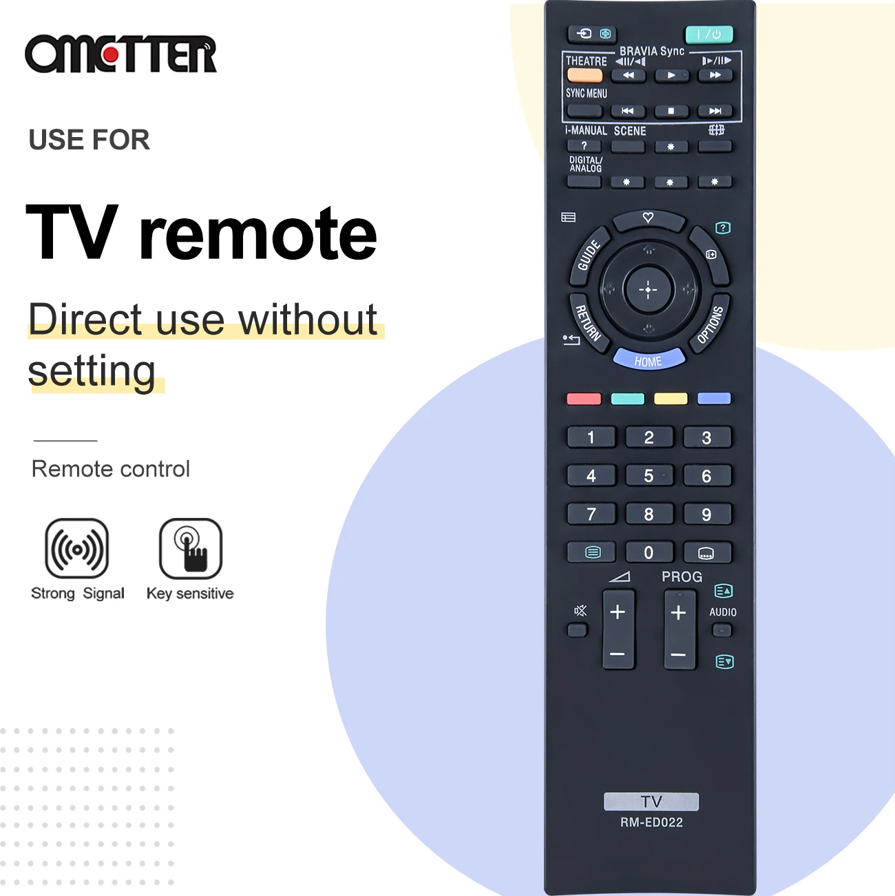 RM-ED022 for Sony TV Remote Control KDL-37EX402 KDL-32BX300 KDL-32NX500 KDL-40NX500 KDL-32BX400 KDL-40BX400 KDL-22EX302 images - 6