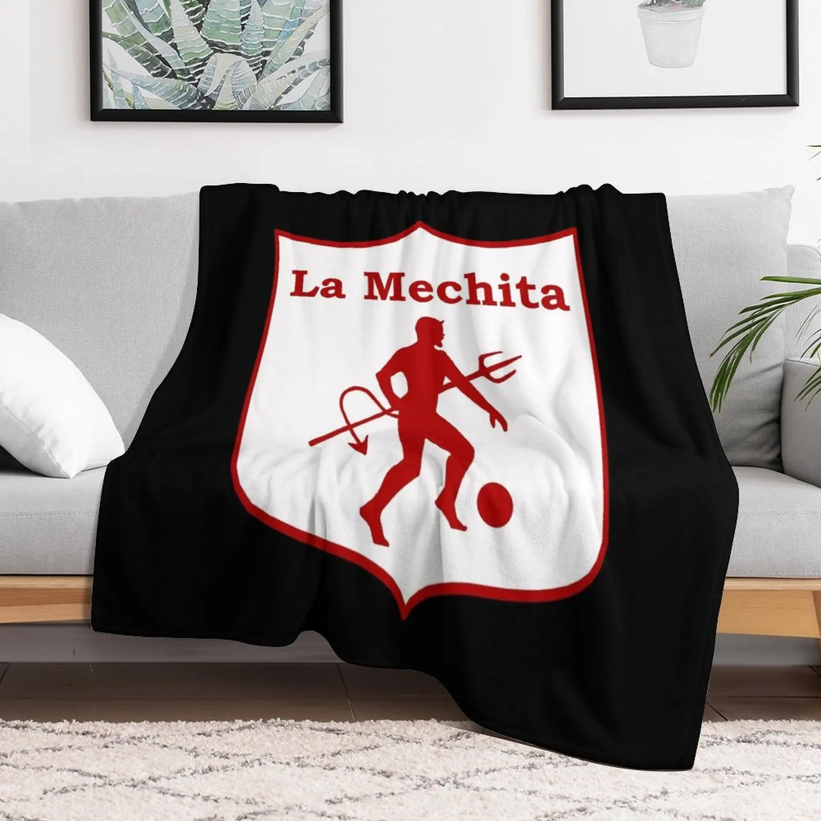 Покрывало с логотипом America de Cali-La Mechita роскошное покрывало для дивана