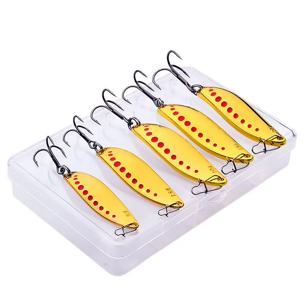 

Vib Fishing Lure With Transparent Box Metal Sequins Fishing Gear 5g/7g/10g/15g/20g For Bass Redfish Bass Trout