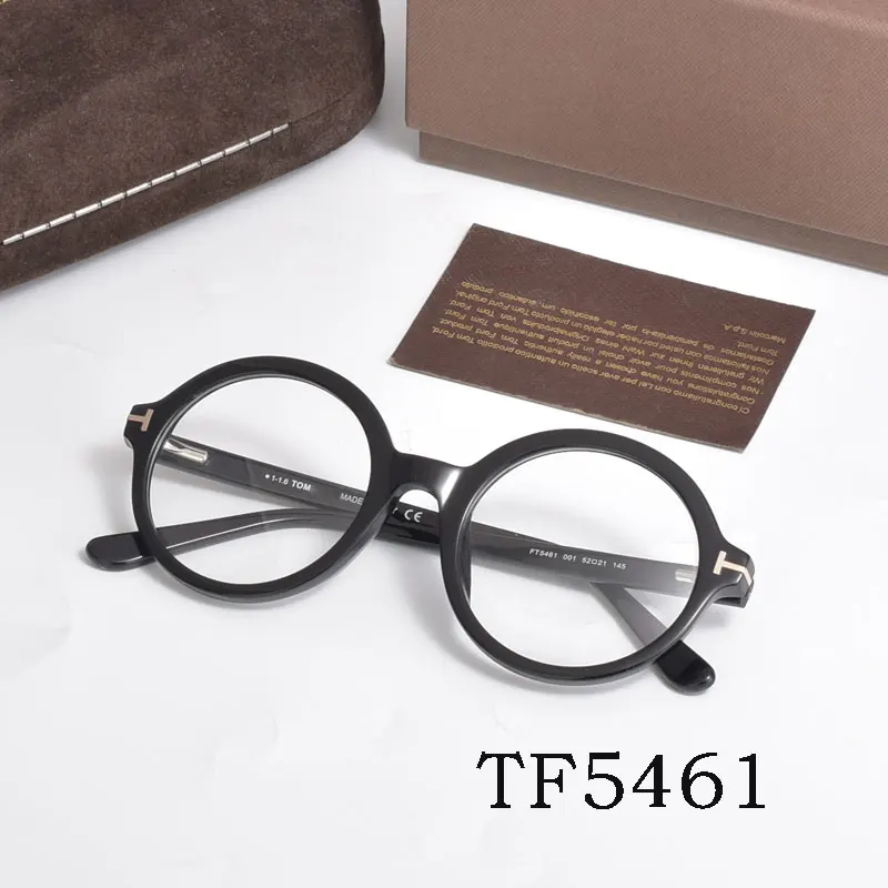 Tom For Cat Eye Optical Eyeglasses Frames Forde Women Acetate Reading Myopia Prescription TF5456 Glasses With Case