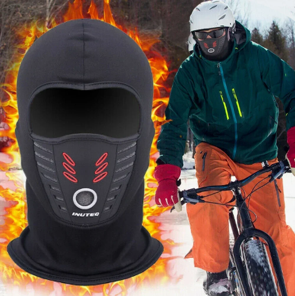 Зимняя Теплая Флисовая Балаклава мотоциклетная маска для лица мотоциклетный