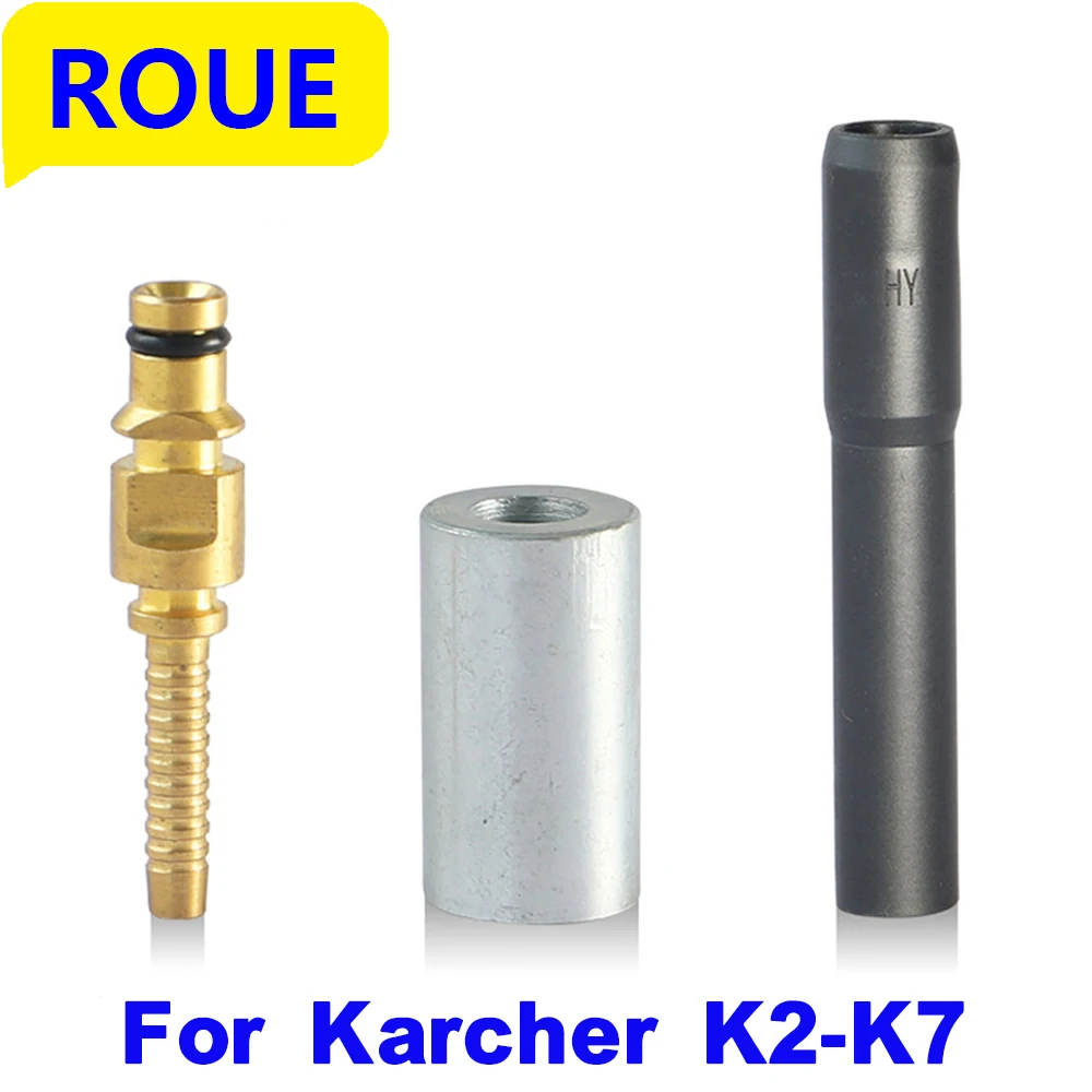 For Karcher Nozzle K2 K3 K4 K5 K6 K7 Accessories Adapter High Pressure Hose Quick Release Car Cleaning Hose Pipe Tip Repair Conn