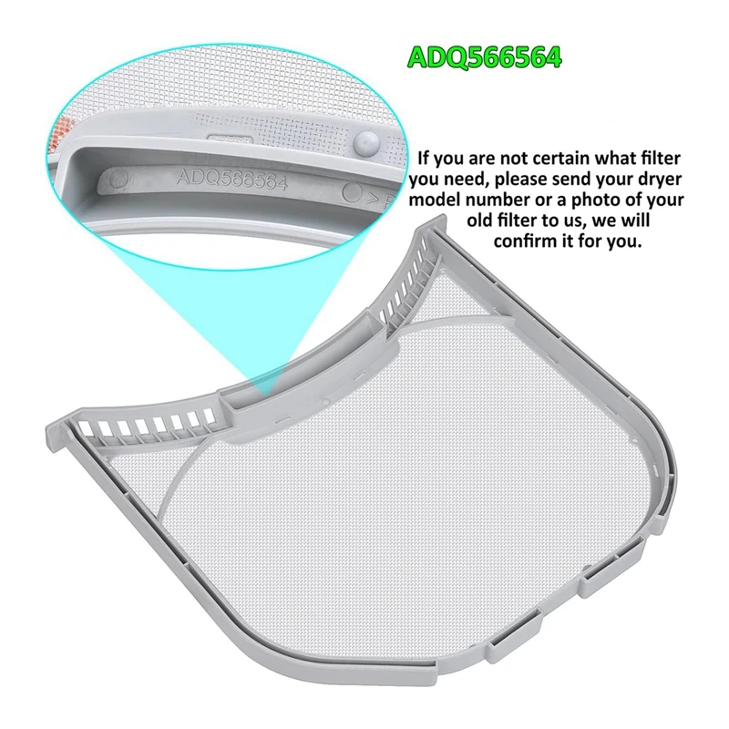 ADQ 566564 Замена фильтра для ворса сушилок Kenmore и сушильных машин ловушка сушильной