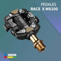 racework mtb pedals mountain bike automatic pedalen clip bicycle paddle spd cleats footrest self locking for cycling bearings