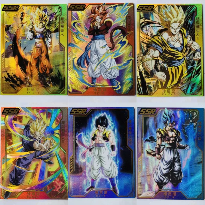 

Bandai's new Dragon Ball animation peripheral genuine collector's edition cool Goku Gohan Super Saiyan rare collection card gift