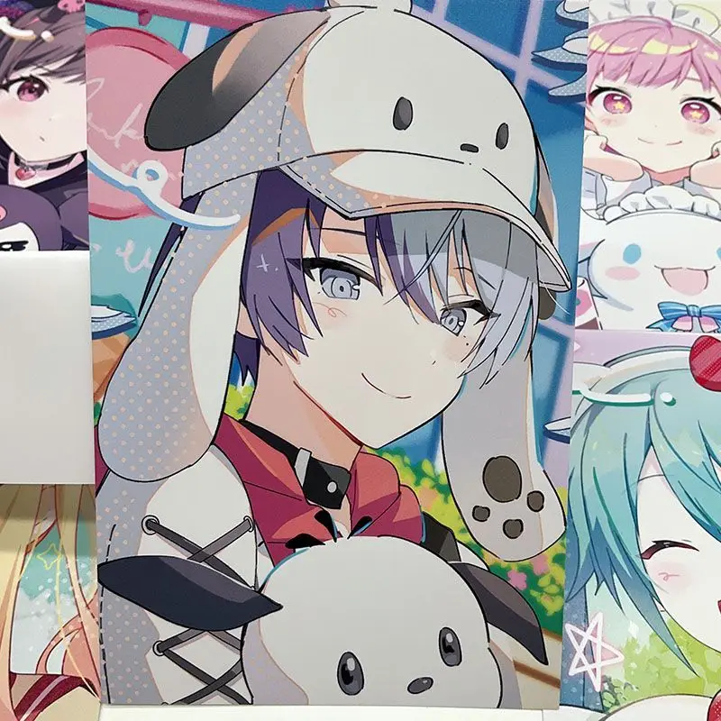 Project Sekai аниме Aoyagi Toya Tenma Saki брошь для фотокарточки рюкзака косплэй значок