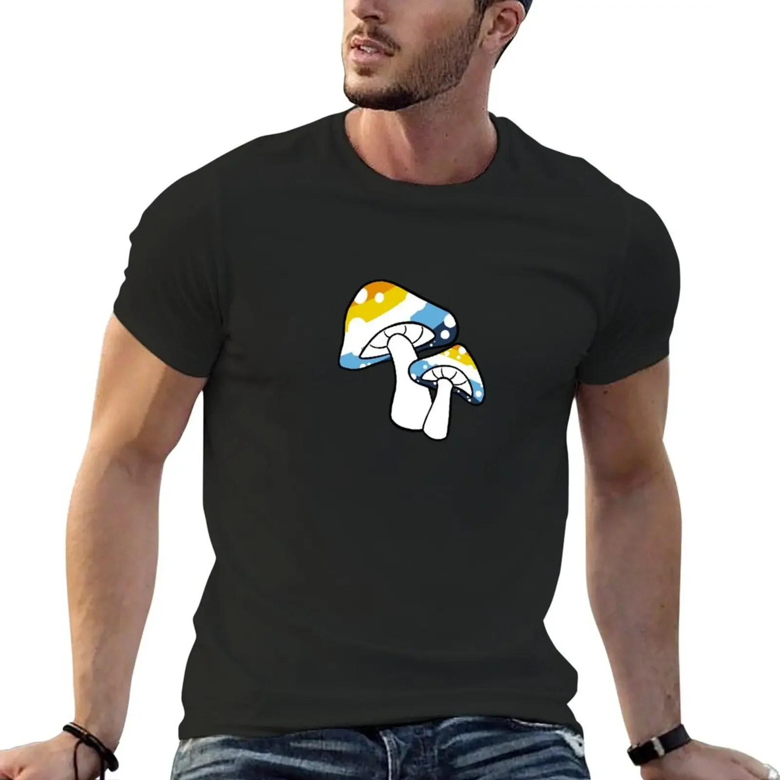 Футболка Aroace Pride с грибами баскетбольные футболки рисунком винтажные аниме для