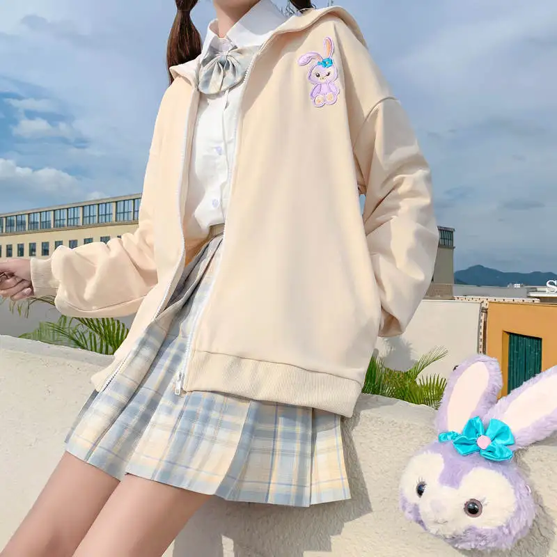 

Kawaii Sanrio Cartoon Polyester Loose Coat Cute My Melody Cinnamoroll Spring Autumn Long-Sleeved Sweater Creative Children Gifts