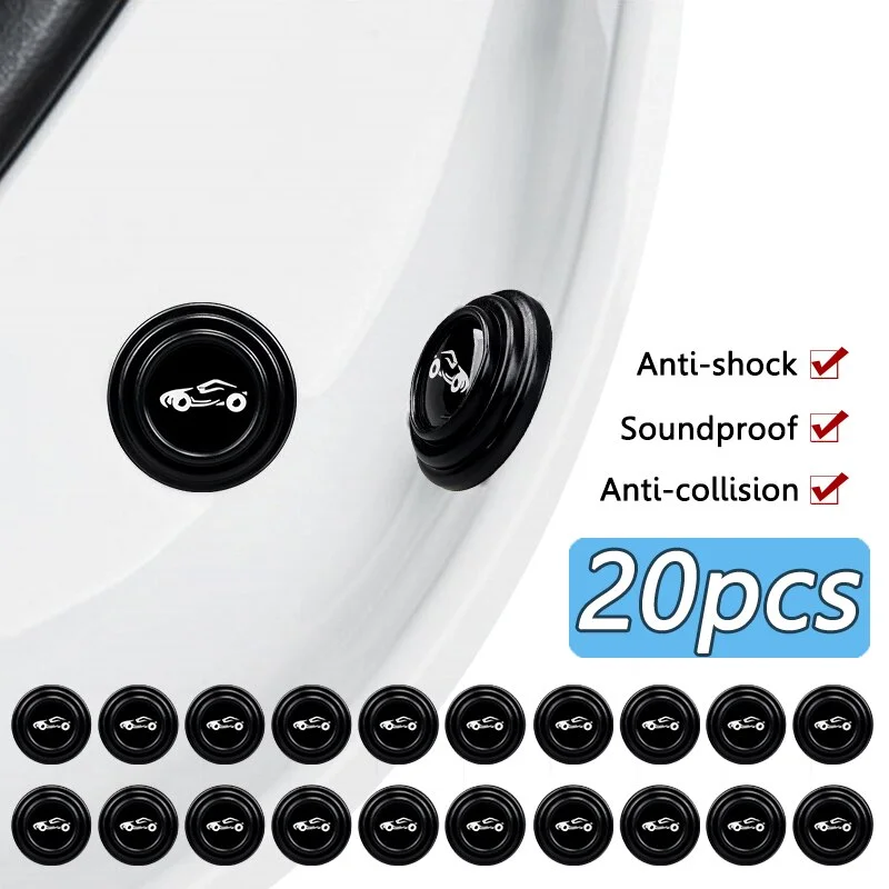 

4/10/20pcs Car Door Shockproof Pad Silent Gasket Stickers Car Trunk Sound Insulation Pad Thickening Cushion Stickers for Audi