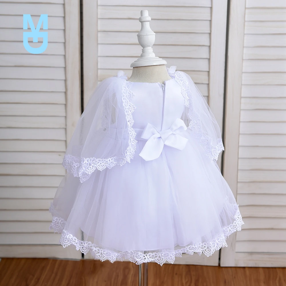 

Платье yoliei для маленьких девочек от 0 до 24 месяцев, фатиновая повязка на голову, для крещения, с бисером, для дня рождения, одежда для малышей