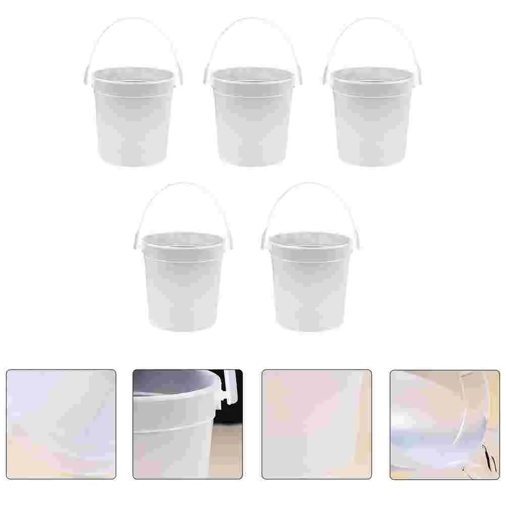 

Transparent Bucket Without Lid Artist Brush Washer Oil Painting Plastic Buckets