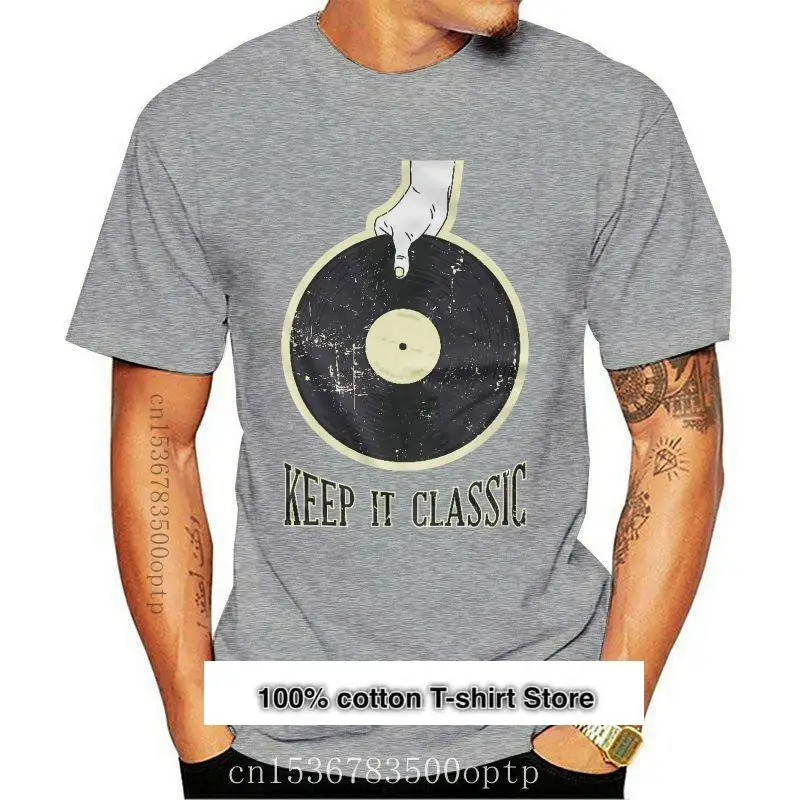 

Camiseta divertida Hipster de diseño Keep It, clásica, Retro, para grabar música