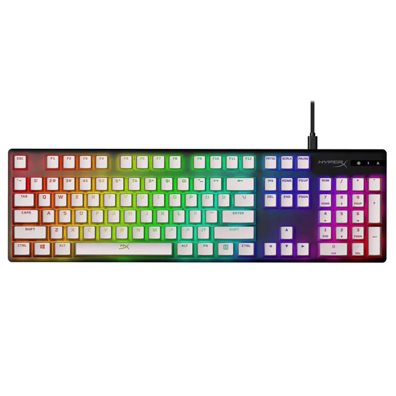 Набор клавиш HyperX с прозрачным слоем для механических клавиатур, 104 клавиш