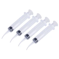 14pcs 12ml disposable cleaning cleaning instrument tooth kit with curved tip whitening dental irrigation syringe