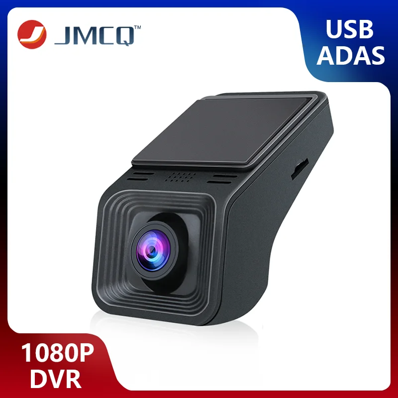 

JMCQ 1080P Full HD Car USB DVR Dash Cam ADAS DVR For Auto Android Multimedia Player Hidden Type Motion Detection AR Recorder