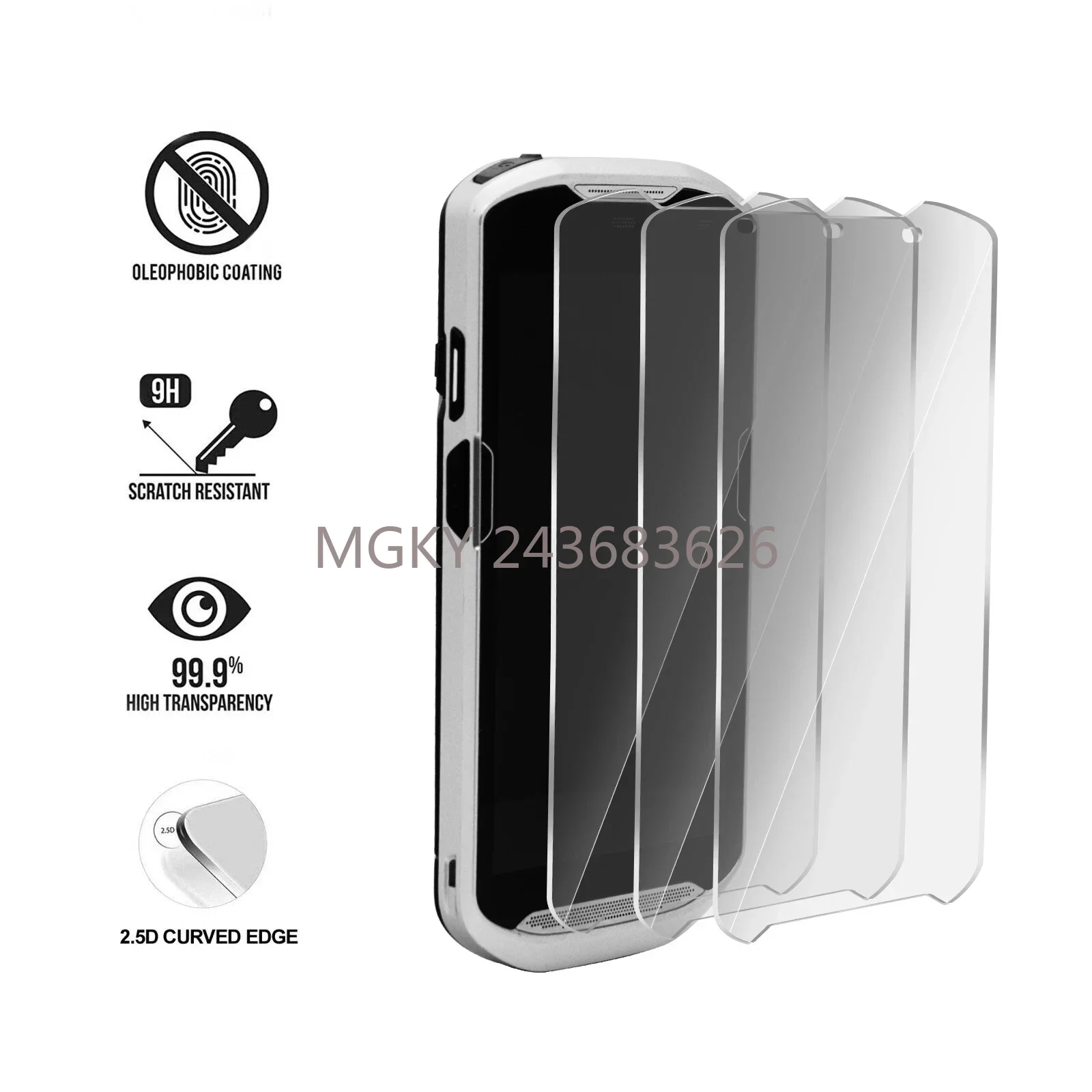 3/9/15 шт. закаленная пленка для Motorola Symbol Zebra TC51 TC510K TC56 TC57 защита экрана