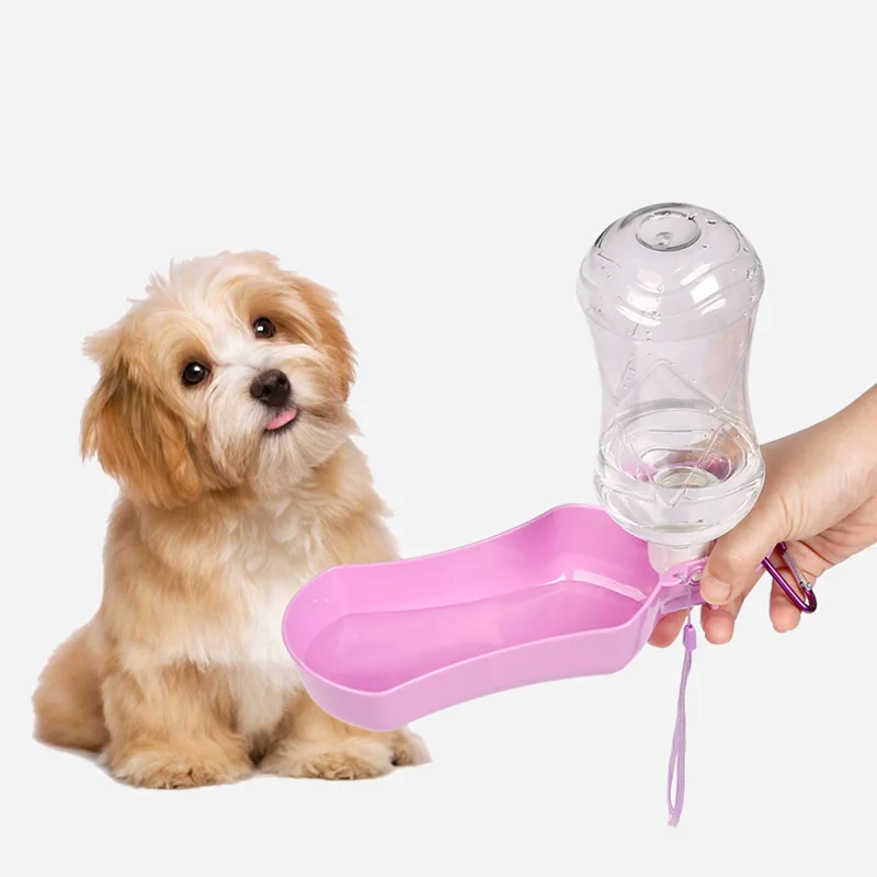 

250 500ml Foldable Plastic Pet Dog Water Bottle For Dogs Cats Travel Puppy Drinking Bowl Cup Outdoor Pets Water Feeder Dispenser