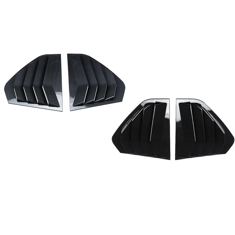 

Для Golf 8 MK8 2021, задние боковые оконные жалюзи, вентиляционная Обложка, отделка, оконные жалюзи, треугольные