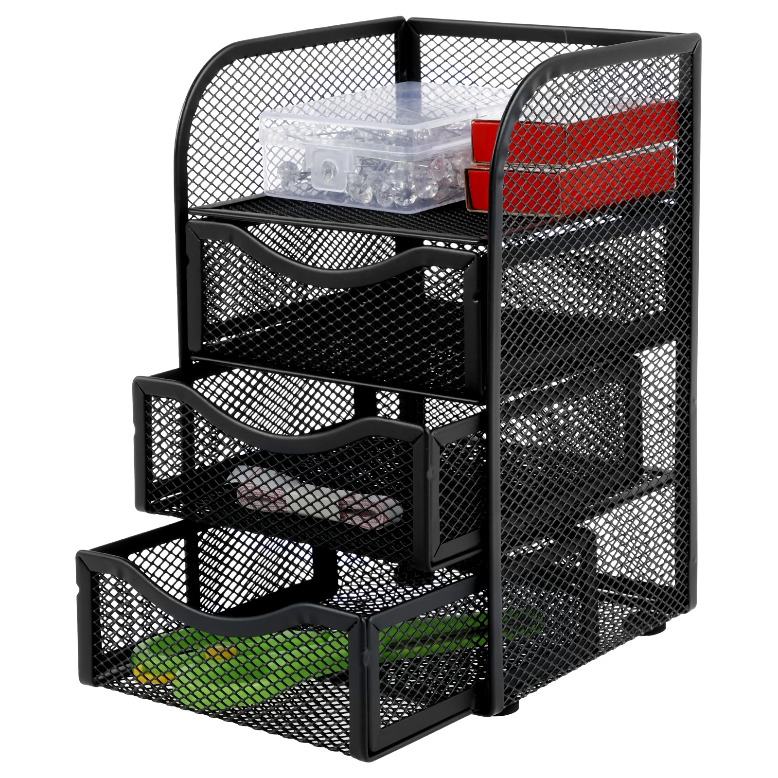 

Металлический настольный органайзер 4 яруса