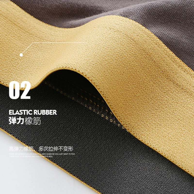 4pcs Men Underwear Boxers Cotton Man Panties Breathable Solid Boxershorts Male Mid Waist Underpants Trend Man Shorts Homme