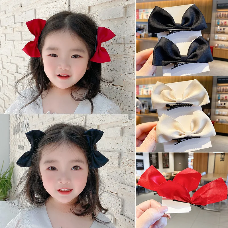 

AISHG Elegant Bow Ribbon Hairpins for Girls Cute Bows Hair Clips Pearls Chain Barrettes Hairpins Ponytail Hair Accessories