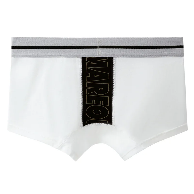 Men's underwear, pure cotton shorts, summer boxer shorts, comfortable and breathable for youth sports 3PCS