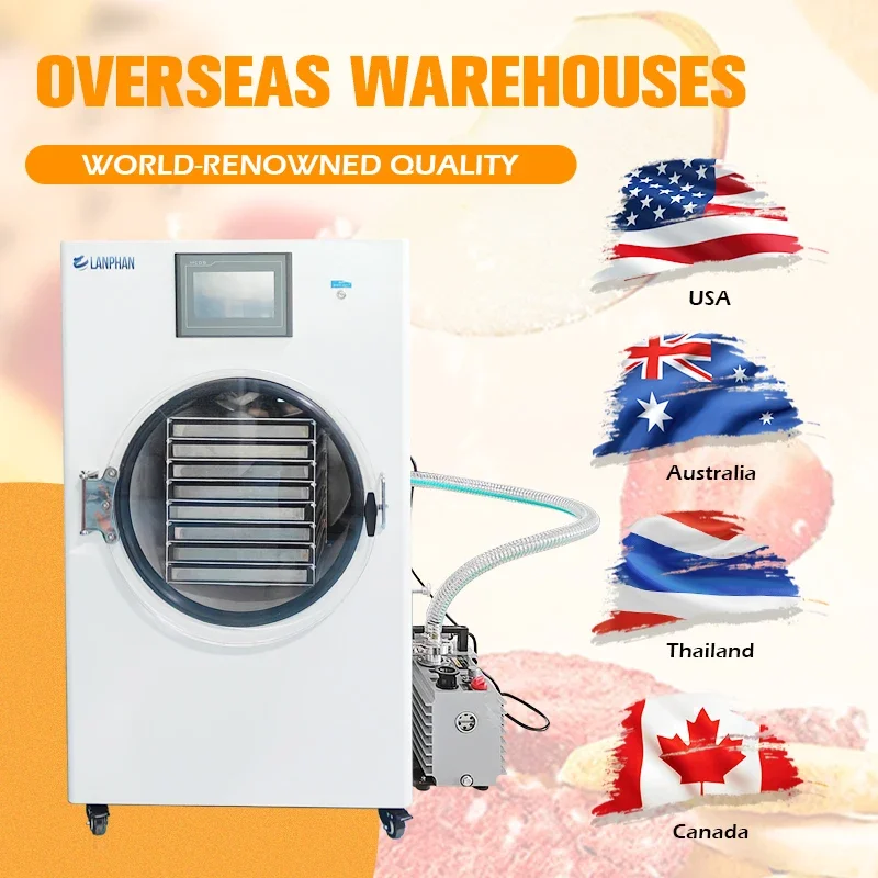 Lanphan 8 лотков коммерческая машина для замораживания фруктов мяса пищевых