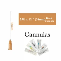 free shipping micro cannula for dermal filler injections needle 18g 21g 22g 23g 25g 27g 30g cannulas painless sterile