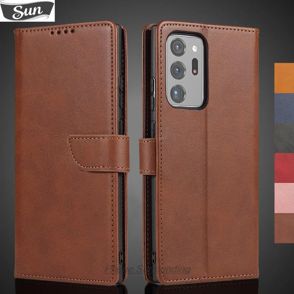 

Wallet Flip Cover Leather Case for Samsung Galaxy Note20 Note 20 Ultra 5G Pu Leather Phone Bags protective Holster Fundas Coque