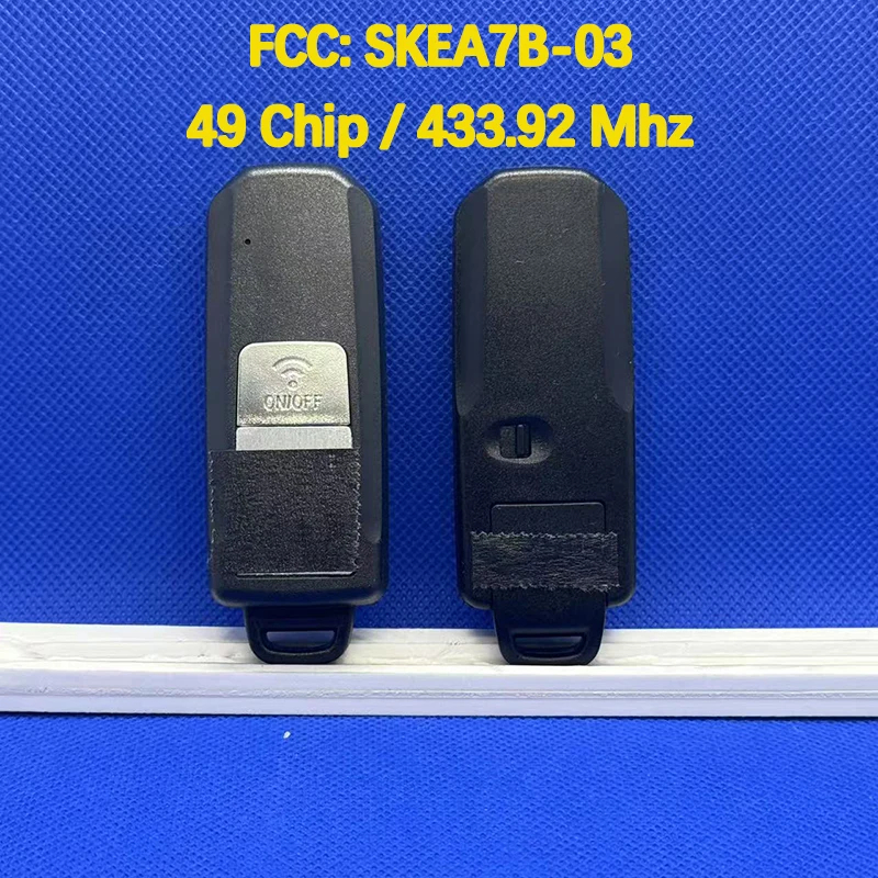 

MK0028 Aftermarket 2-кнопочный пульт дистанционного управления для мотоцикла, смарт-ключ ID49 чип 433,92 МГц FCC SKEA7B-03 для YAMAHA TMAX T-MAX 530 560