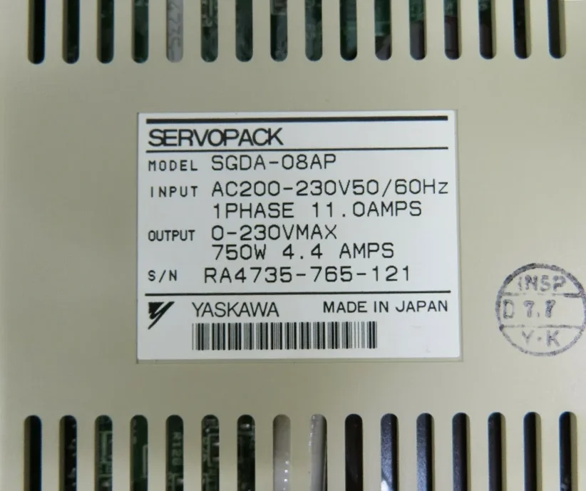 Фото Сервопривод SGDA-08AP, абсолютно новый, оригинальный, быстрая доставка. №1