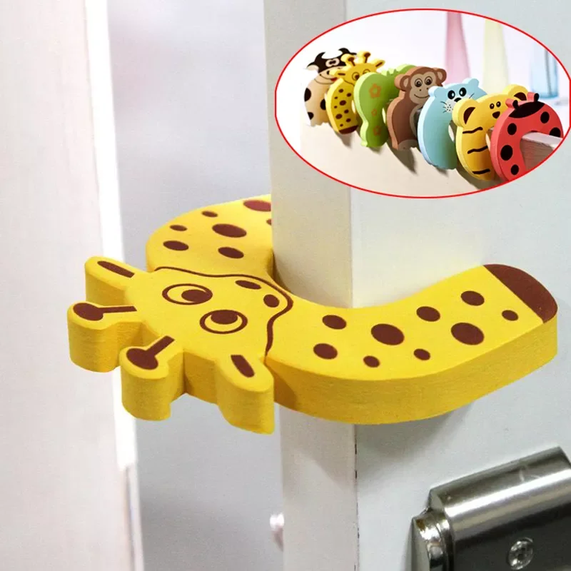 

Animal Jammer Baby Kid Children Safety Care Protection Silicone Gates Doorways Decorative Door Stopper Gates