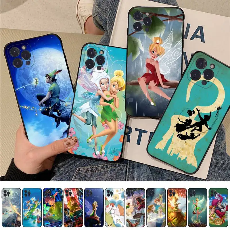 

Disney Peter Pan Phone Case For iPhone 14 13 12 Mini 11 Pro XS Max X XR SE 6 7 8 Plus Soft Silicone Cover