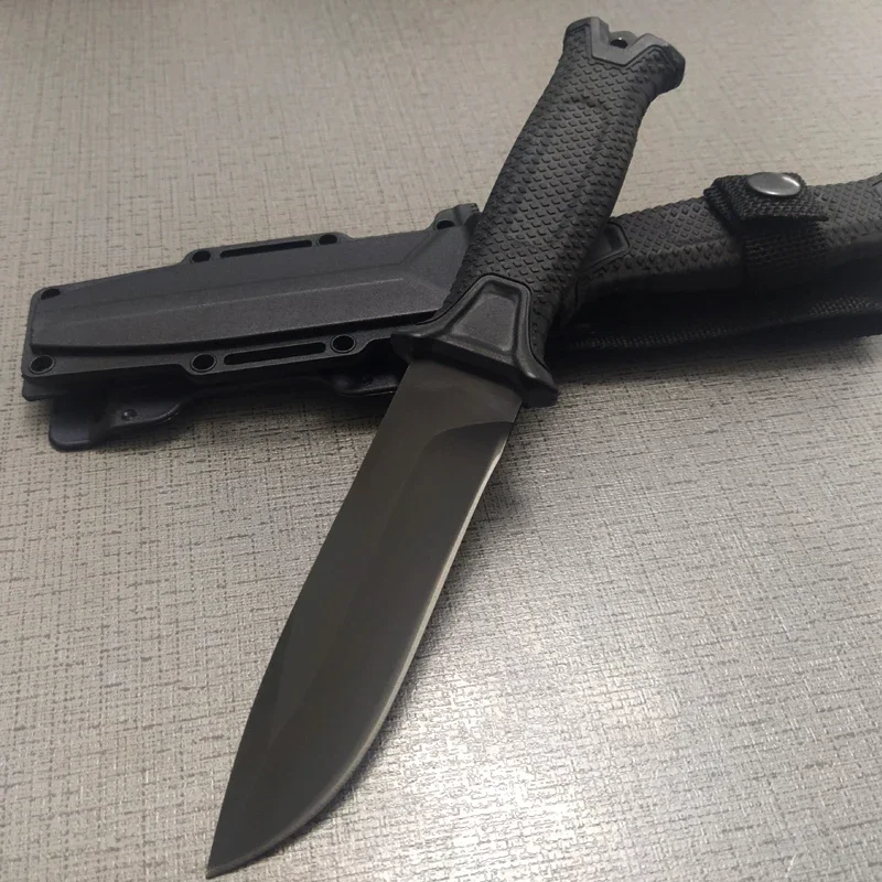 Высококачественный походный тактический нож 60HRC с зубчатым лезвием новый