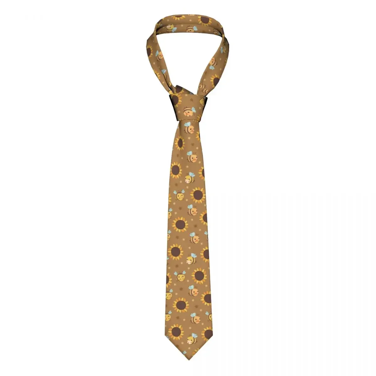 

Bees Sunflowers Tie For Men Women Necktie Tie Clothing Accessories