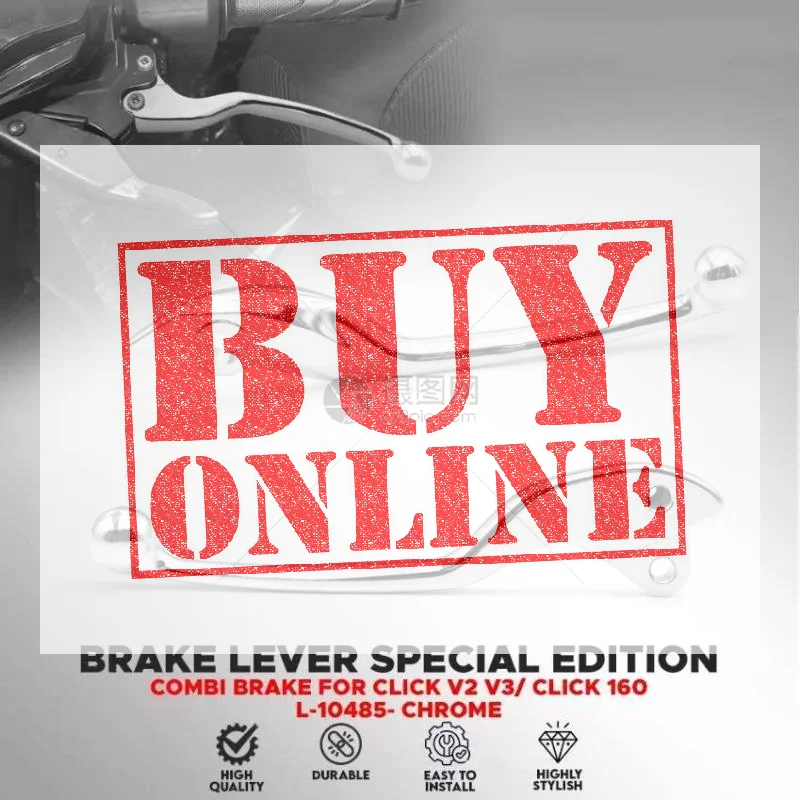 Фото 【DM】CLICK V2 CLICK V3 / CLICK 160 / BEAT FI Комбинированный тормозной комплект из алюминиевых рычагов, специальная серия №1