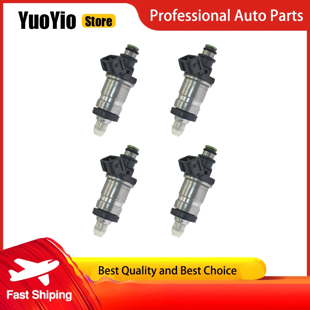 

YuoYio 4Pcs New Fuel Injection Nozzle 06164-P2A-000 For Honda Accord Acura RS LS GS SE Civic CX DX LX HX SI EX 1.6L