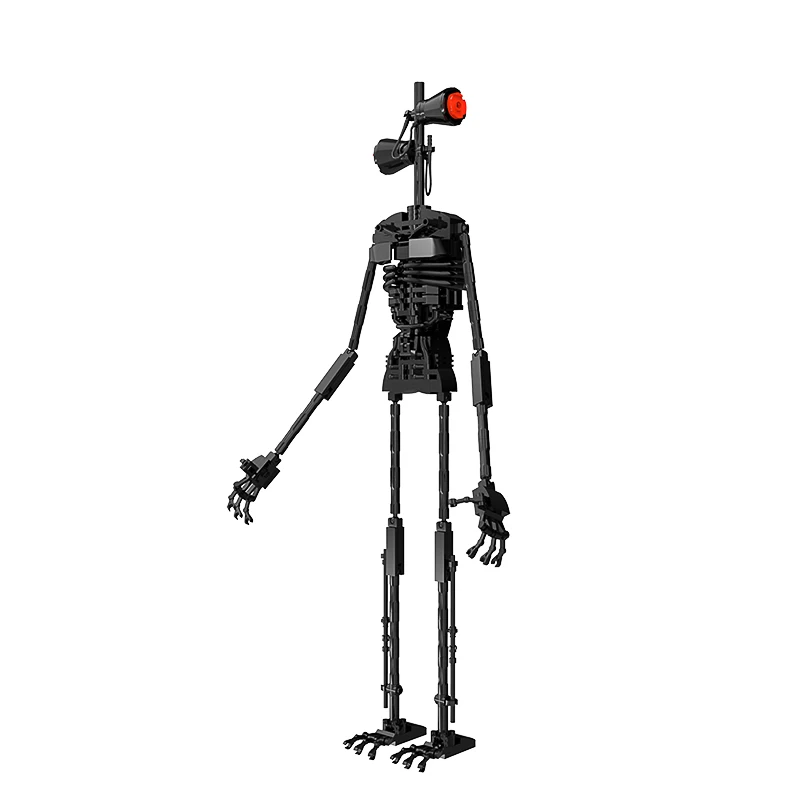 Скидка Маленькая головоломка-конструктор Рождественская фигурка детская игрушка ужас городская легенда сирена голова Скелет робот игра мозга дл...