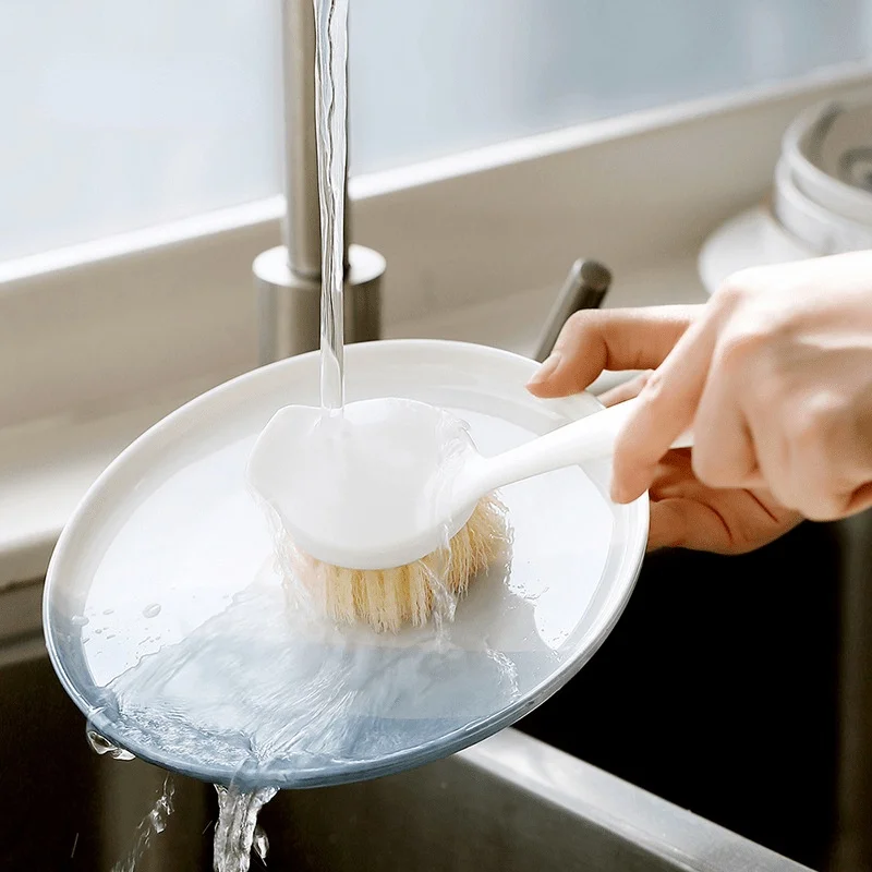 

Pot Brush Artifact Pot Washing Brush Household Kitchen Cleaning Decontamination Sink Stove Oil-free Dishwashing Pot Brush