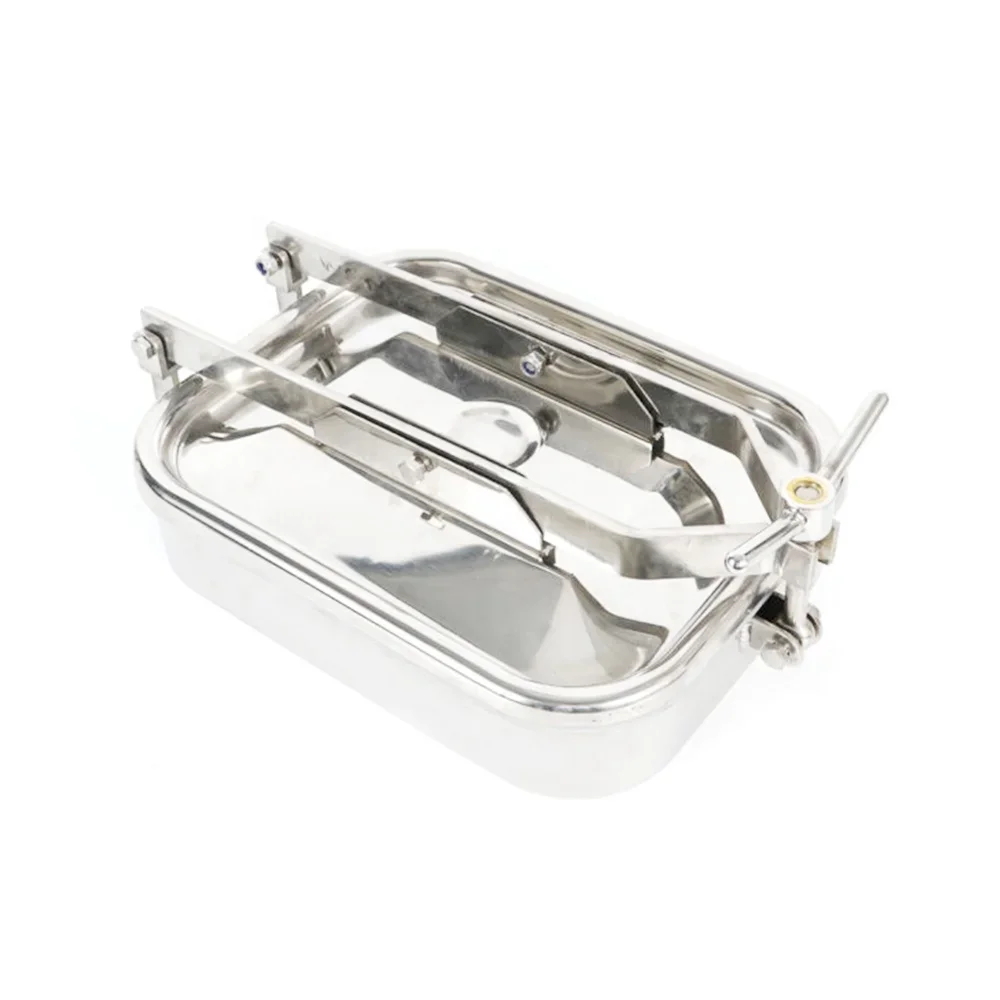 Санитарный люк из нержавеющей стали диаметром 300 мм для резервуара