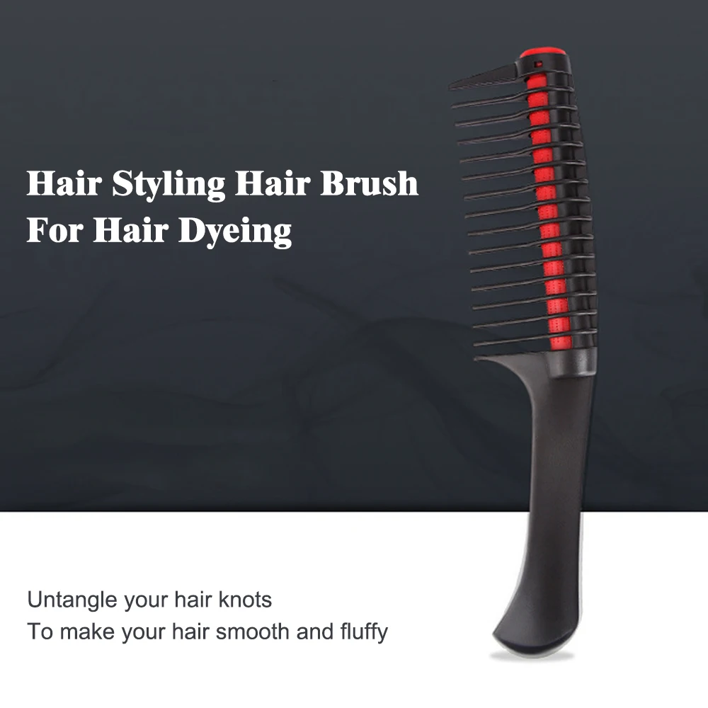 Расческа для волос с широкими зубьями окрашивания профессиональная расческа