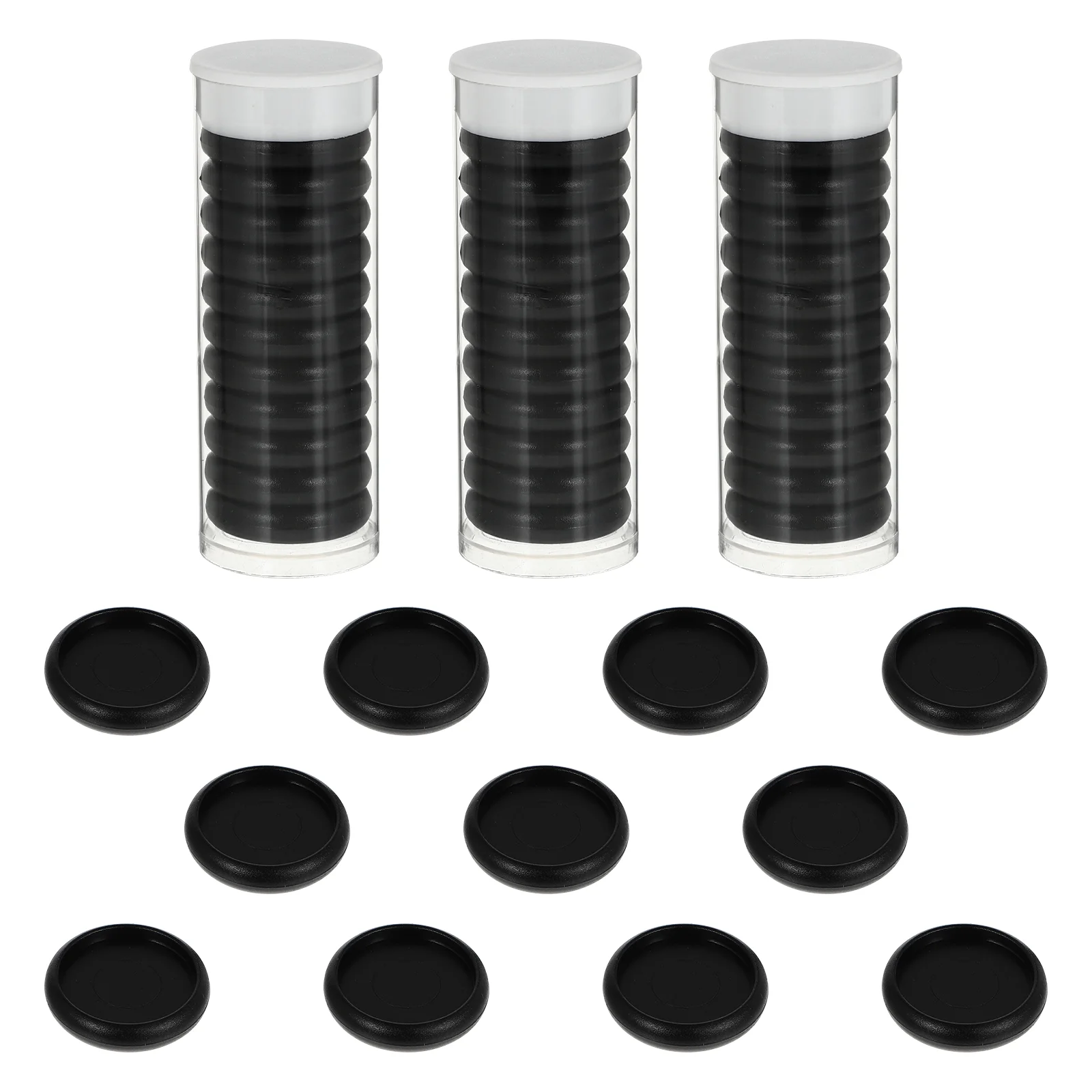 

44pcs Disbound Expansion Discs Mushroom Hole Loose Leaf Ring Round Binding Disc Buckle