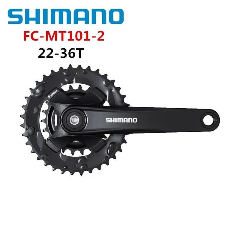 

Зубная пластина Shimano MT101 для горного велосипеда, 9 скоростей, 27 скоростей, 44 т зубьев, 36 т передняя Звездочка, большая зубная пластина