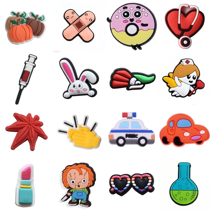 

Hot Sales 1pcs Shoes Charms for Croc DIY Garden Sandals Buckle Accessories Decorations Boys Girls Men Women X-mas Party Gifts