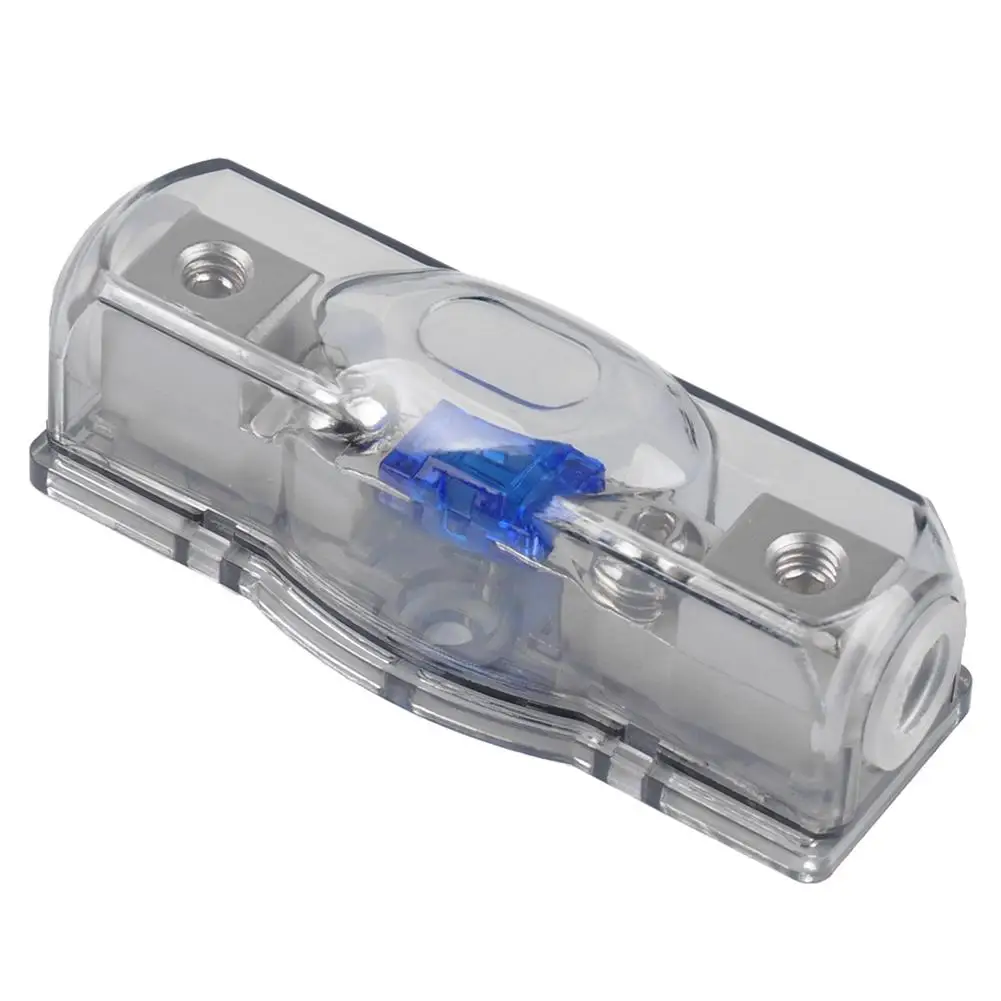

Car Audio 60 AMP Mini ANL Fuse Holder Holder 4/8 GA IN 4/8 GA OUT with Fuse Power Fuse