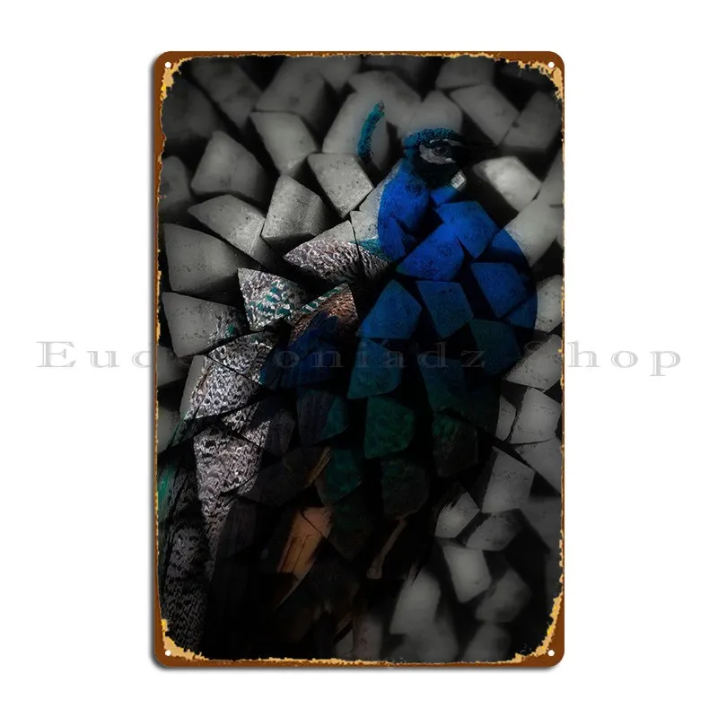 

Peacock Metal Sign Wall Cave Cave Create Print Cinema Tin Sign Poster