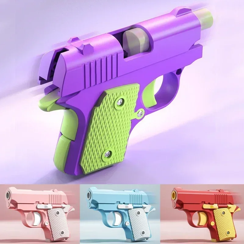 Мини 1911 детские игрушечные пистолеты модель 3D гравитационной печать